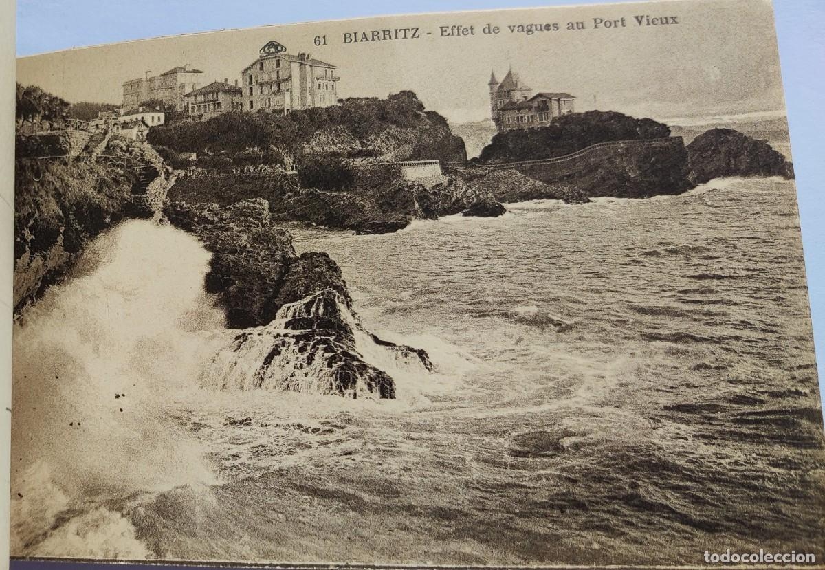 Postales: Cuaderno postales antiguas de Biarritz - Foto 18