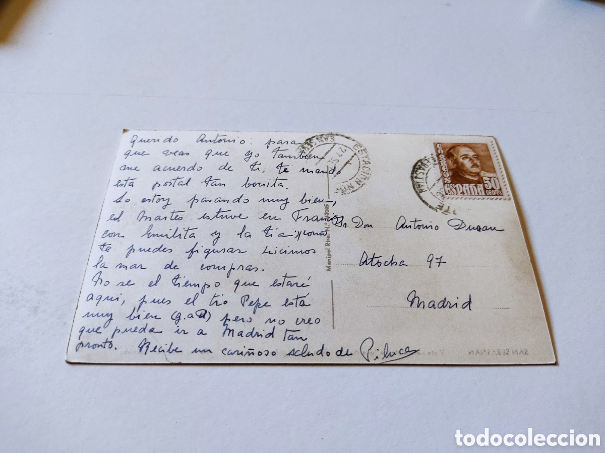 Postales: Postal San Sebasti&aacute;n - Foto 2