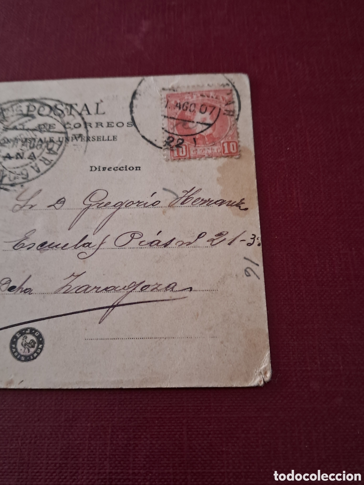 Postales: Postal San Sebasti&aacute;n 1907 - Foto 8