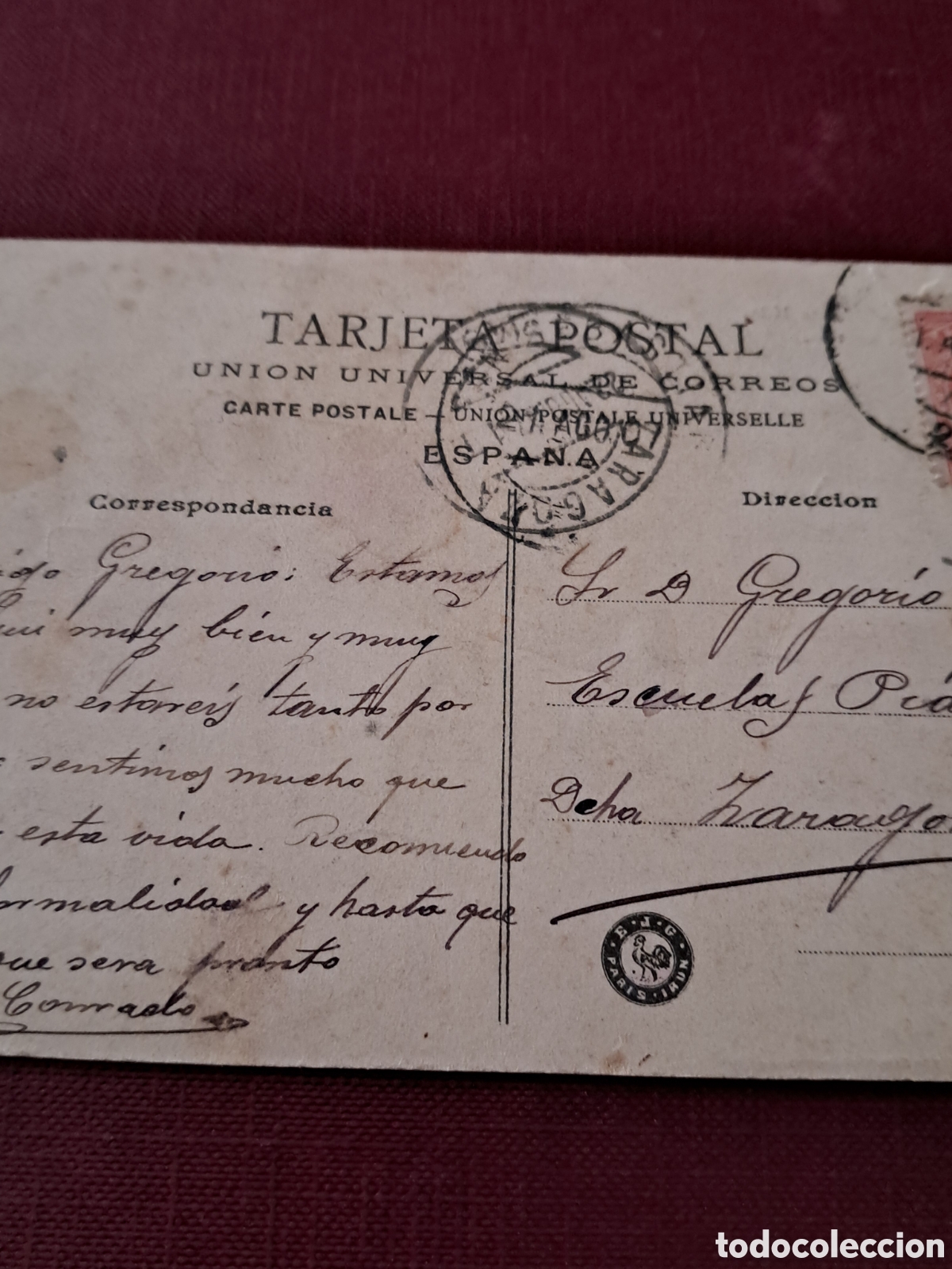 Postales: Postal San Sebasti&aacute;n 1907 - Foto 9