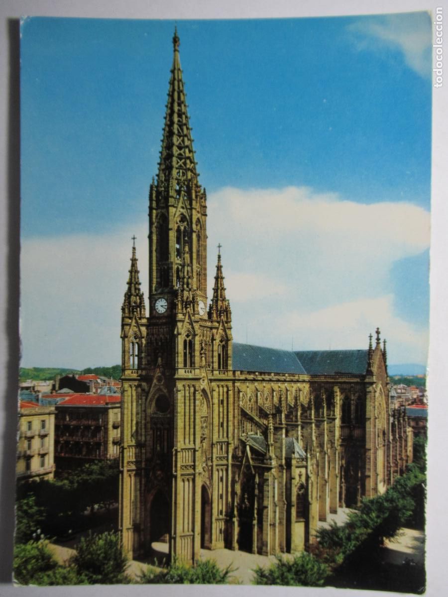 Postales: San Sebasti&aacute;n - La Catedral - Foto 1