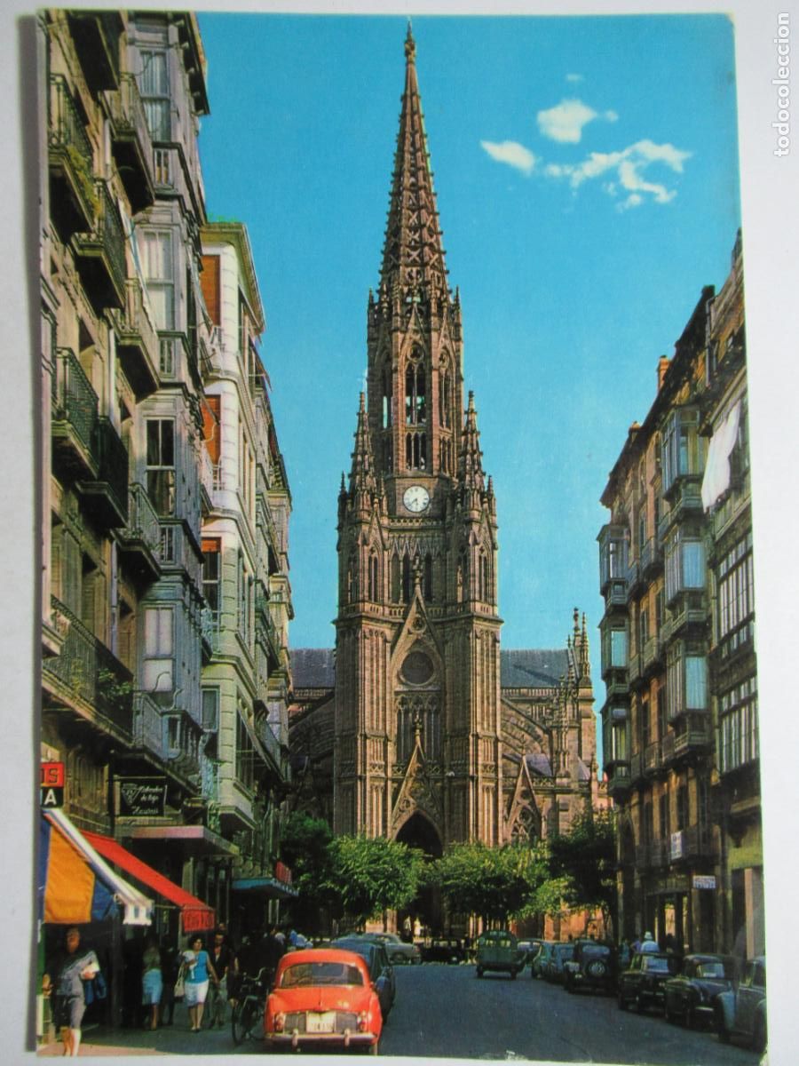 Postales: San Sebasti&aacute;n - Catedral - Foto 1