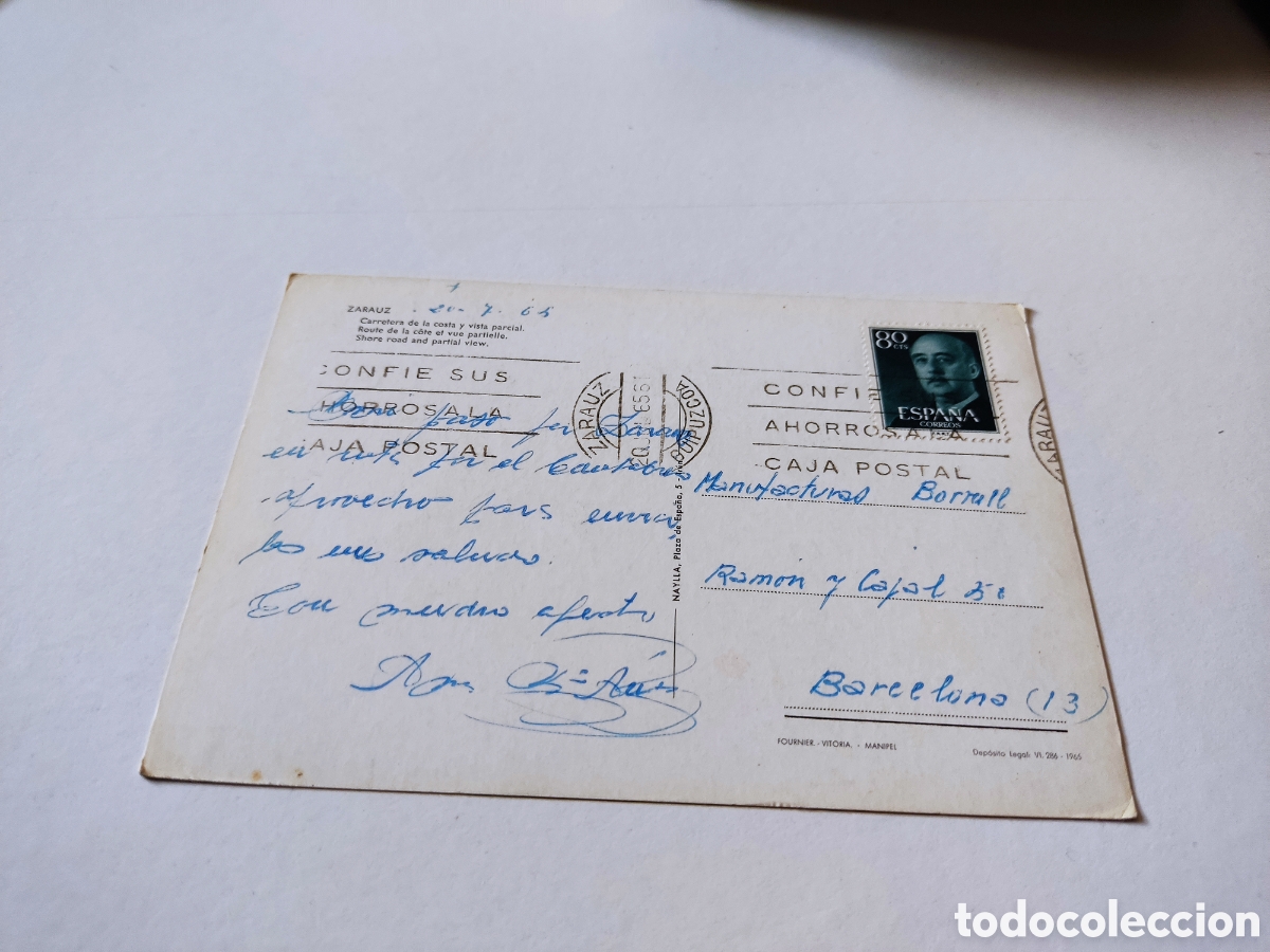 Postales: Postal Zarautz - Foto 2