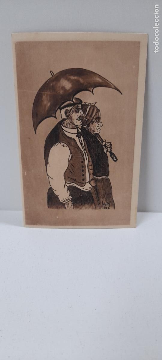 Postkarten: ANTIGUA POSTAL TYPES BASQUES - GROUPE DE VIEUX BASQUES . FIRMADA LAM . SIN CIRCULAR