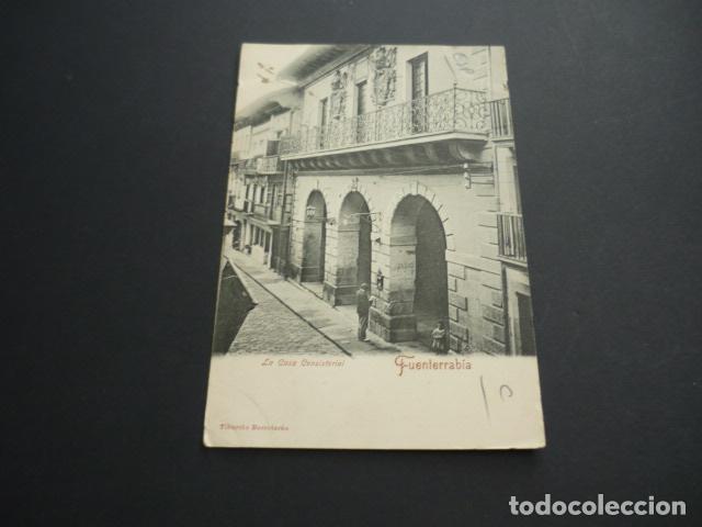 Postais: FUENTERRABIA GUIPUZCOA LA CASA CONSISTORIAL