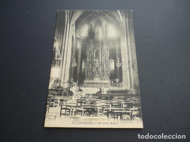 Postales: FUENTERRABIA GUIPUZCOA EL ALTAR MAYOR - Foto 1
