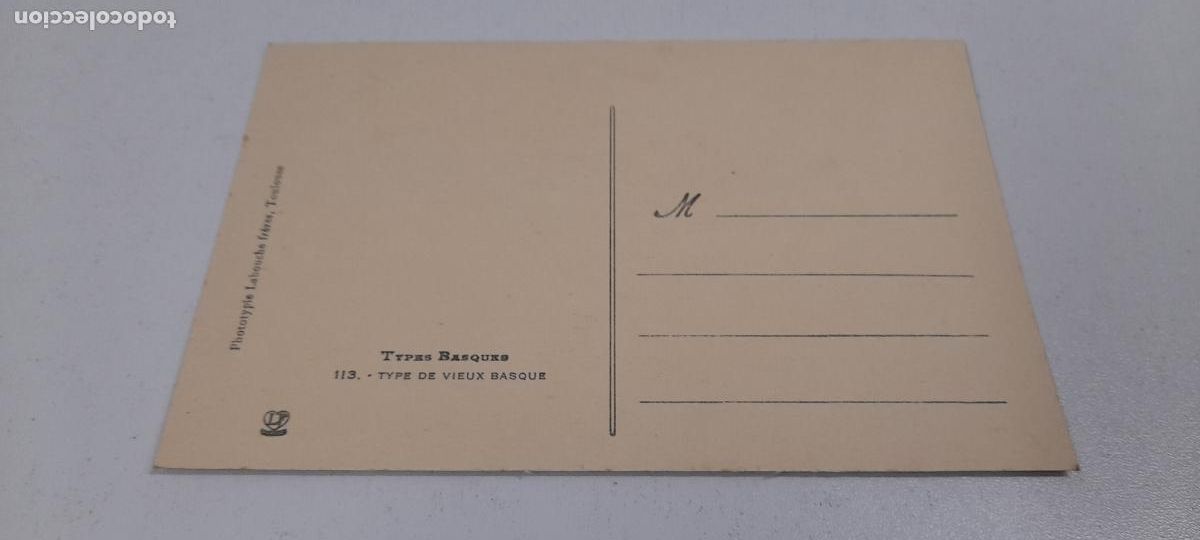 Postales: ANTIGUA POSTAL TYPES BASQUES - TYPE DE VIEUX BASQUE . SIN CIRCULAR - Foto 4