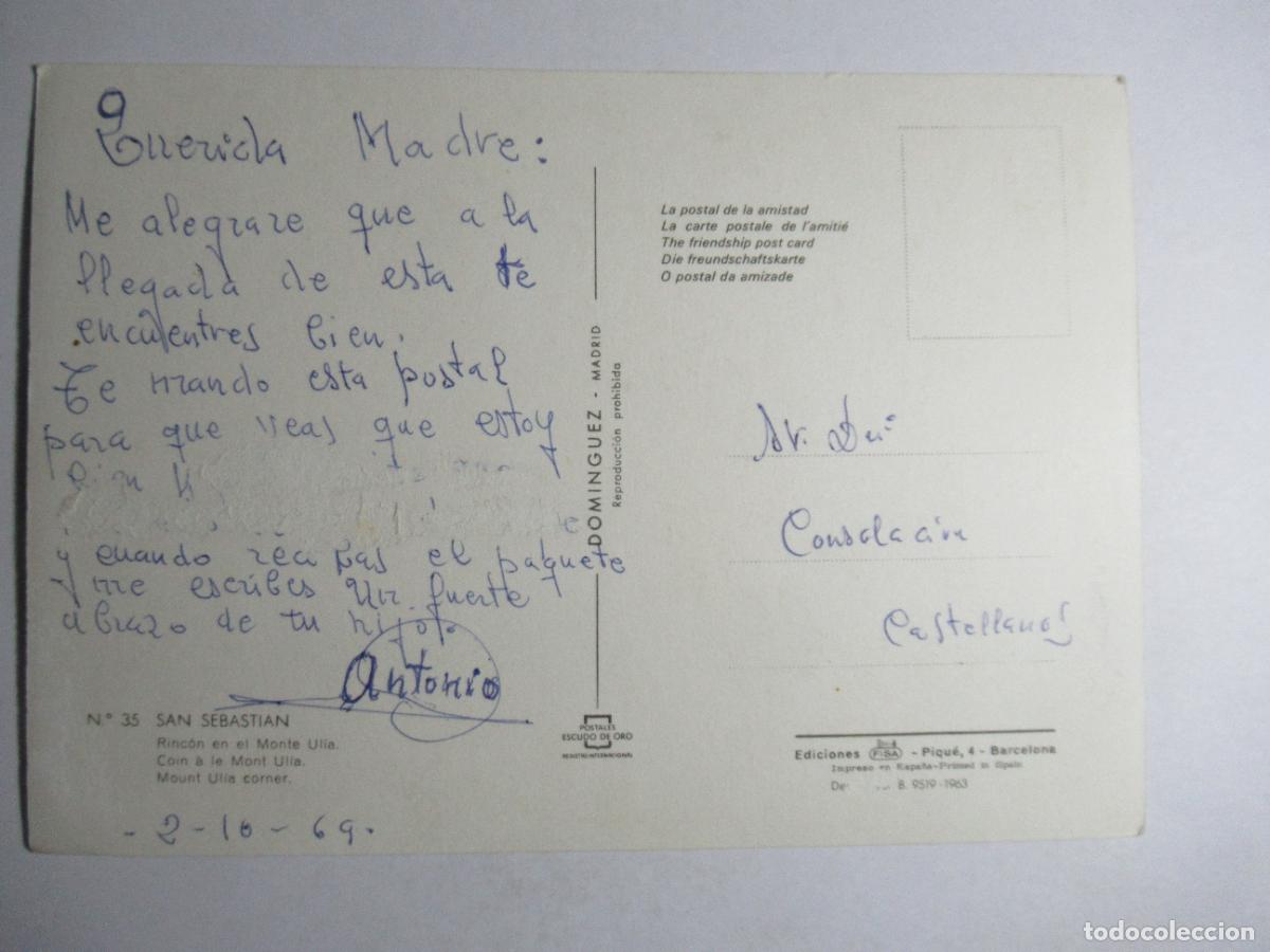 Postales: San Sebasti&aacute;n - Rinc&oacute;n en el Monte Ul&iacute;a - Foto 2
