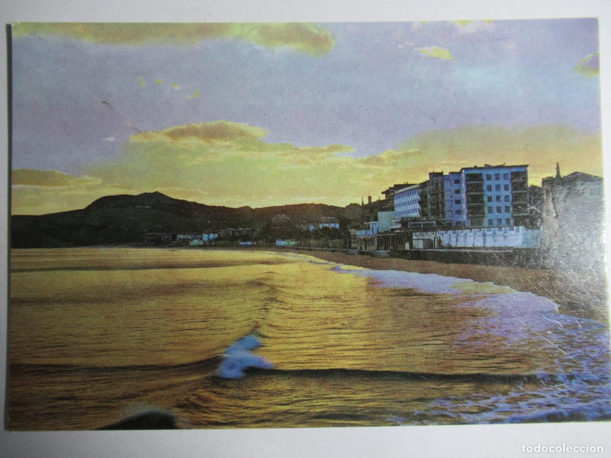 Postales: Zarauz - Amanecer en la Playa - Foto 1
