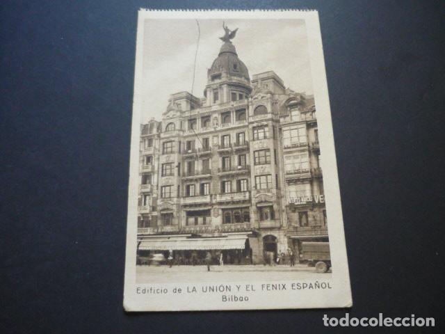 Postales: BILBAO EDIFICIO DE LA UNION Y EL FENIX ESPA&Ntilde;OL - Foto 1