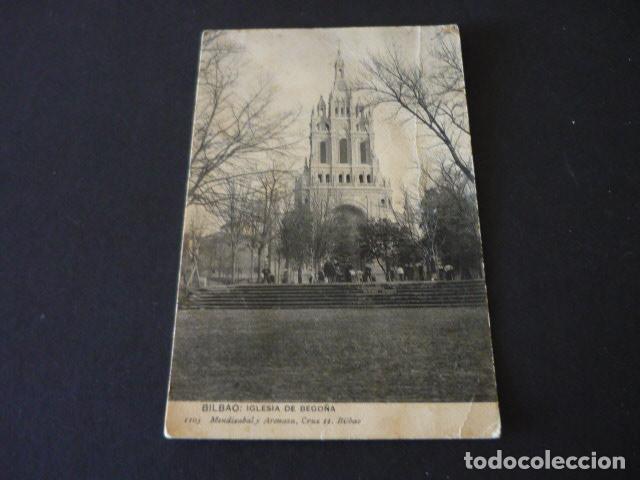 Postales: BILBAO IGLESIA DE BEGO&Ntilde;A - Foto 1