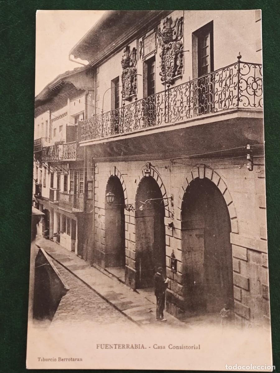 Postales: Postal Fuenterrabia Casa Consistorial - Foto 1