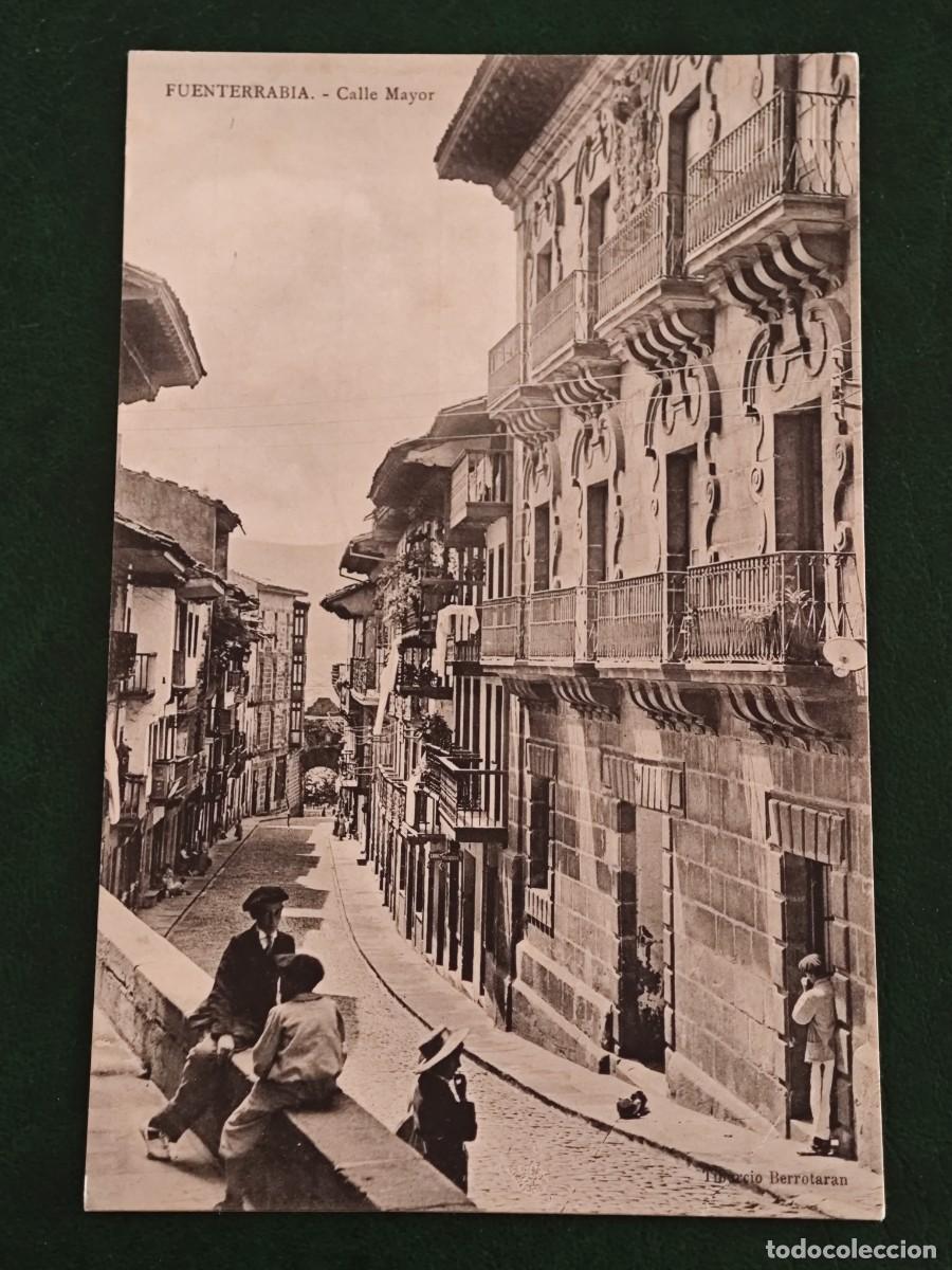 Postales: Postal Fuenterrabia Calle Mayor - Foto 1