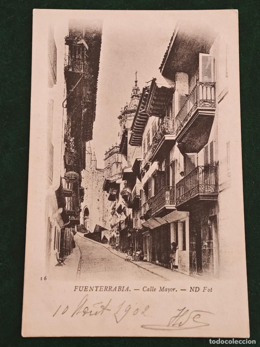 Postales: Postal Fuenterrabia Calle Mayor - Foto 1