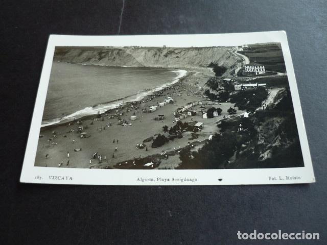 Postales: ALGORTA VIZCAYA PLAYA ARRIGUNAGA - Foto 1