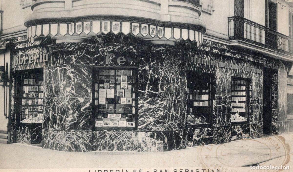 Postales: SAN SEBASTIAN. LIBRER&Iacute;A F&Eacute; - Foto 1