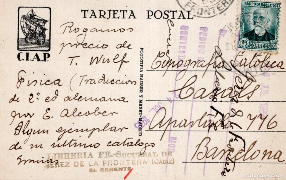 Postales: SAN SEBASTIAN. LIBRER&Iacute;A F&Eacute; - Foto 2