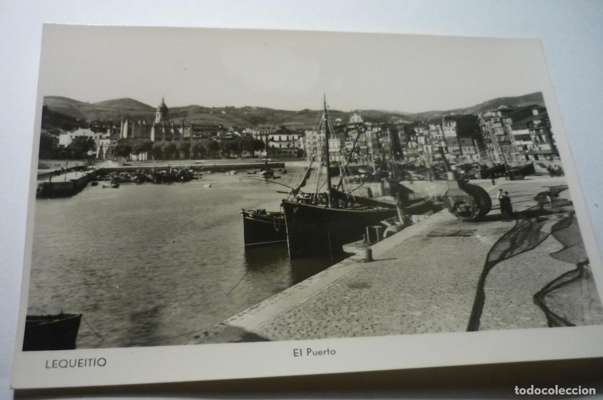 Postales: postal lequeitio puerto - Foto 1