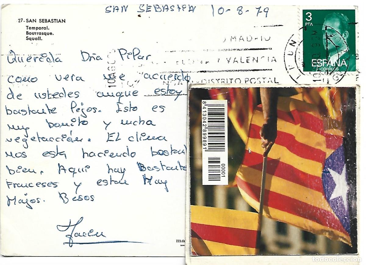 Postales: TEMPORAL / SQUALL.- SAN SEBASTIAN - Foto 2