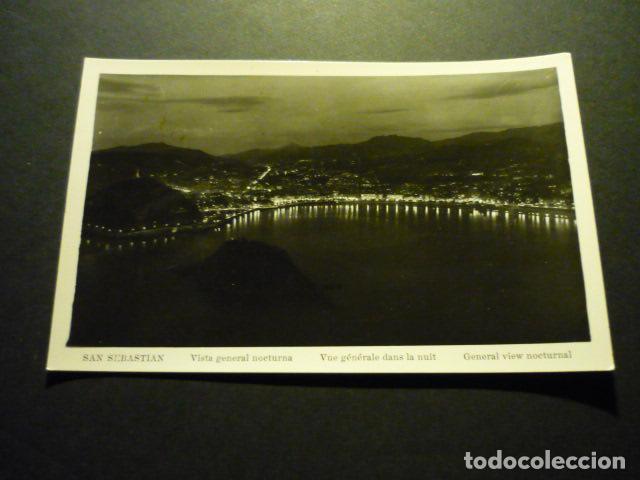 Postales: SAN SEBASTIAN VISTA GENERAL NOCTURNA