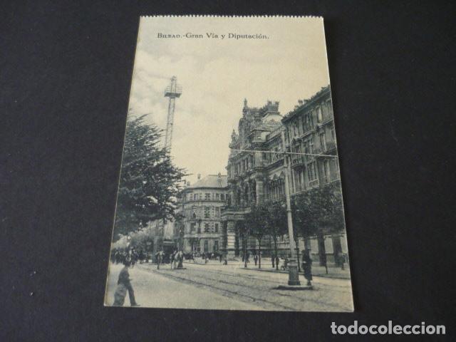 Postales: BILBAO GRAN VIA Y DIPUTACION - Foto 1