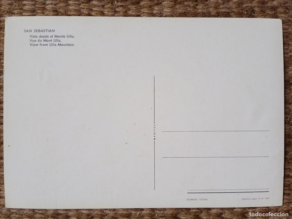 Postales: SAN SEBASTIAN - MANIPEL - Foto 2