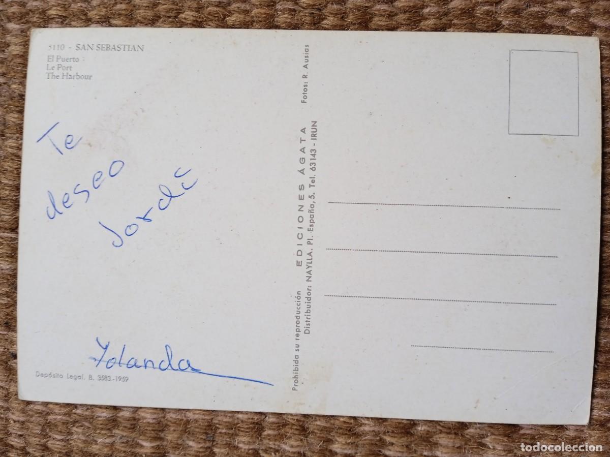 Postales: SAN SEBASTIAN - ED. AGATA - Foto 2