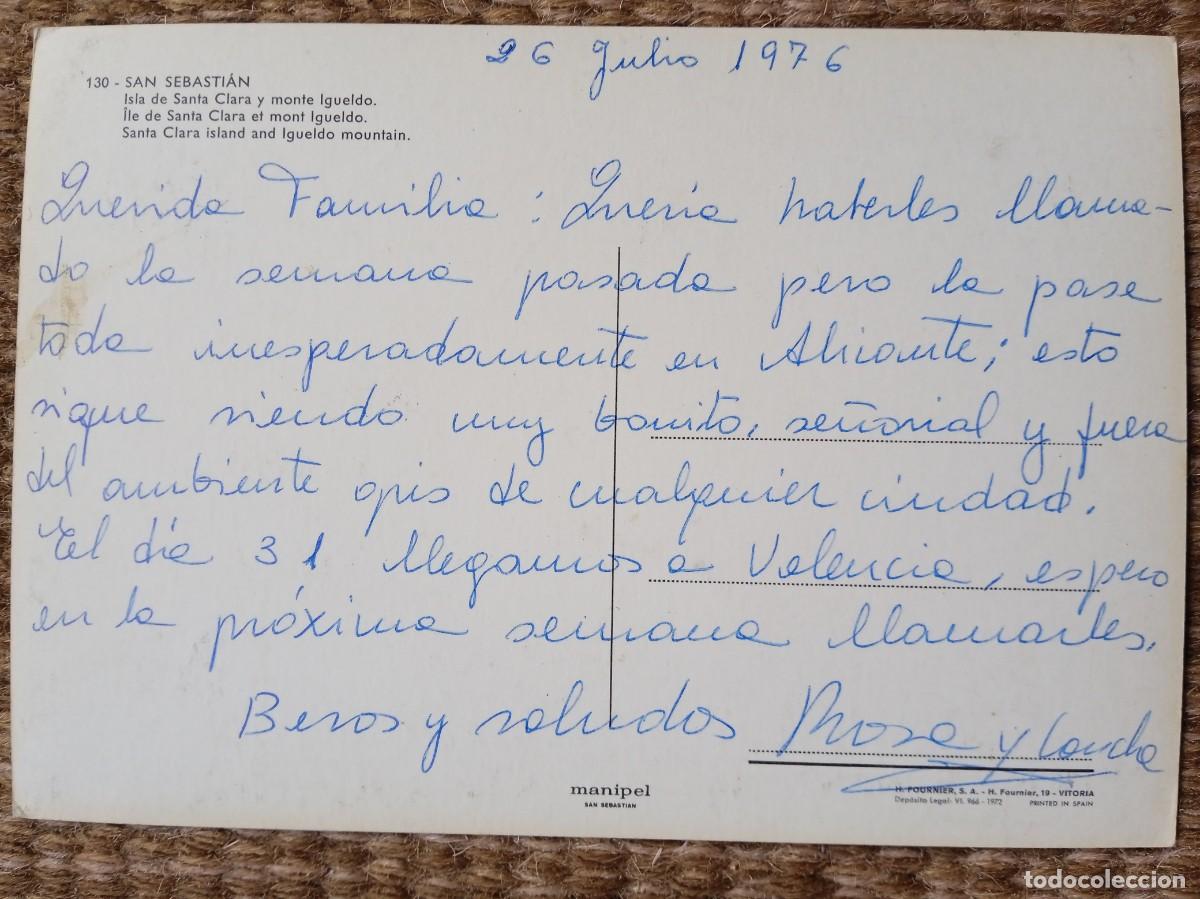 Postales: SAN SEBASTIAN - ED. MANIPEL - Foto 2