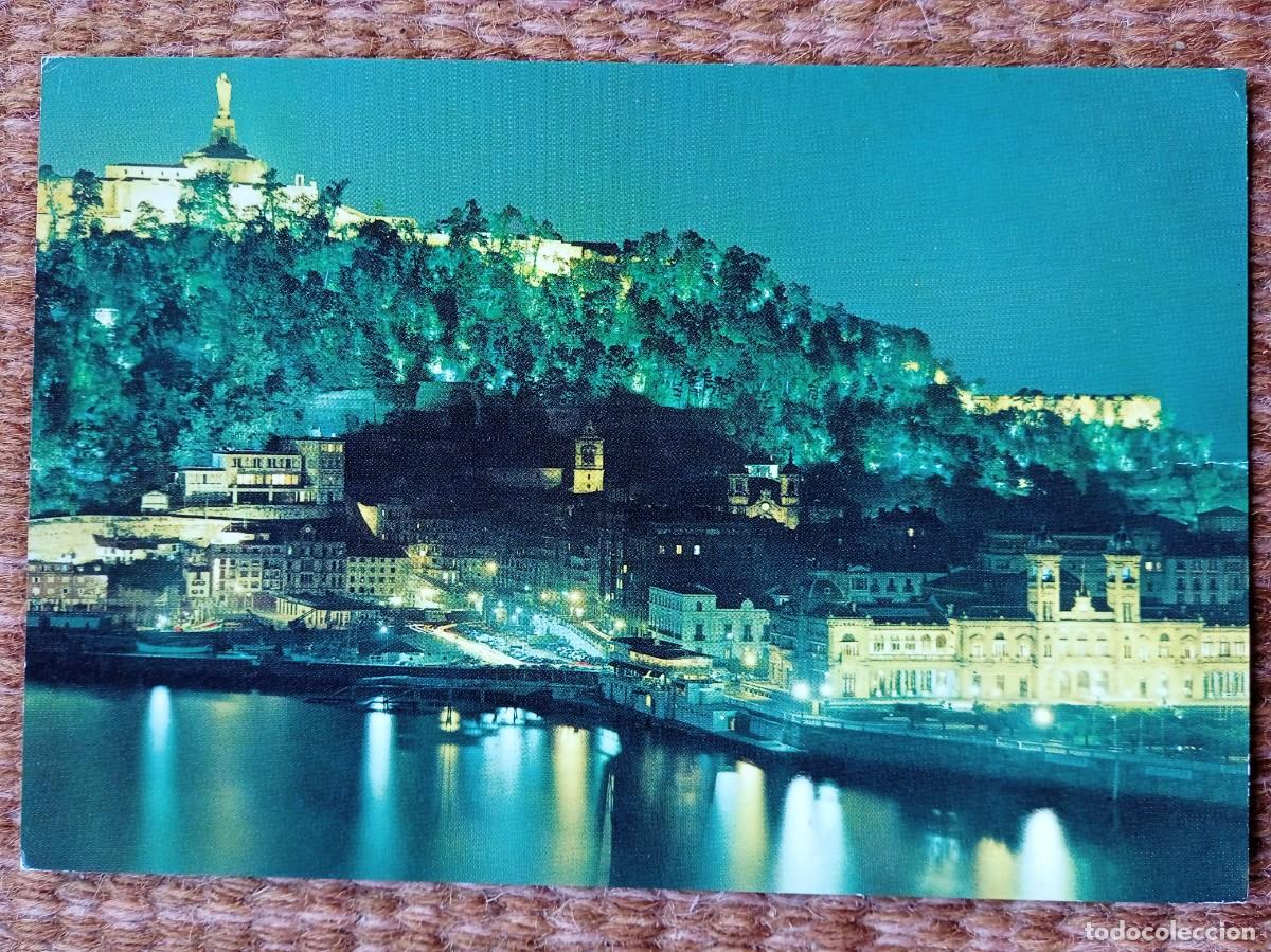 Postales: SAN SEBASTIAN - NOCTURNA - ED. MANIPEL - Foto 1