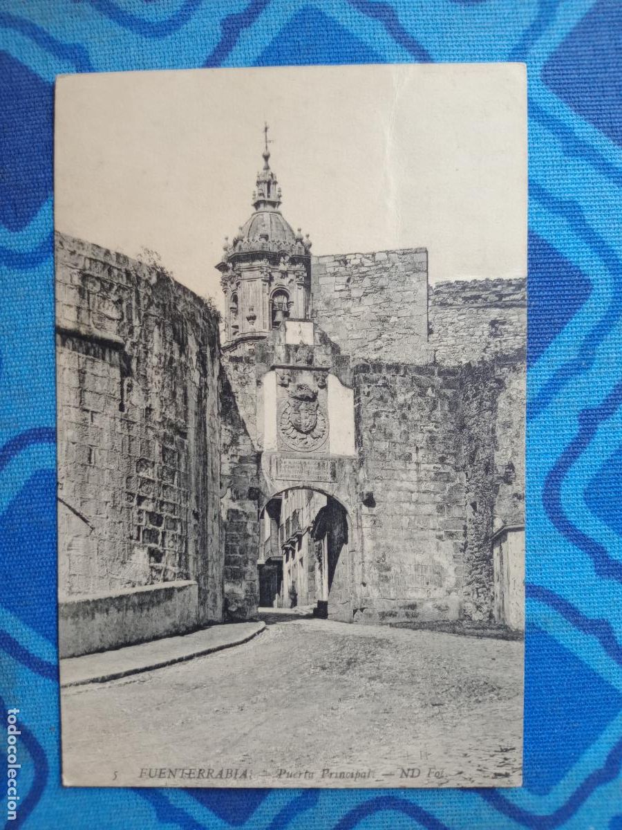 Postales: Fuenterrab&iacute;a, escrita 1909 - Foto 1