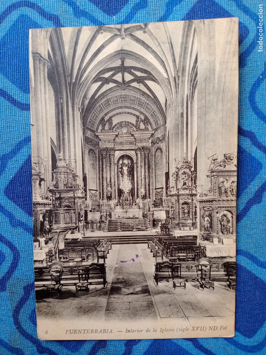Postales: Fuenterrab&iacute;a. Circulada 1908 - Foto 1