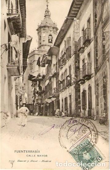 Postales: Fuenterrabia.- Calle Mayor - Foto 1