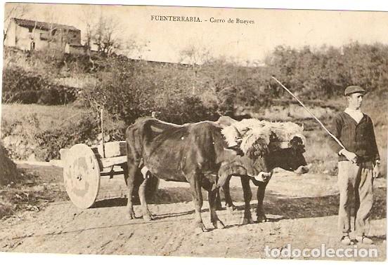 Postales: Fuenterrabia.- Carro de Bueyes - Foto 1