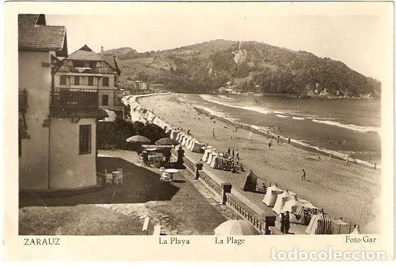 Postales: Postal de Zarauz.- La Playa - Foto 1