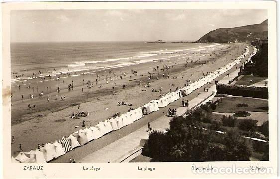 Postales: Postal de Zarauz.- La Playa - Foto 1