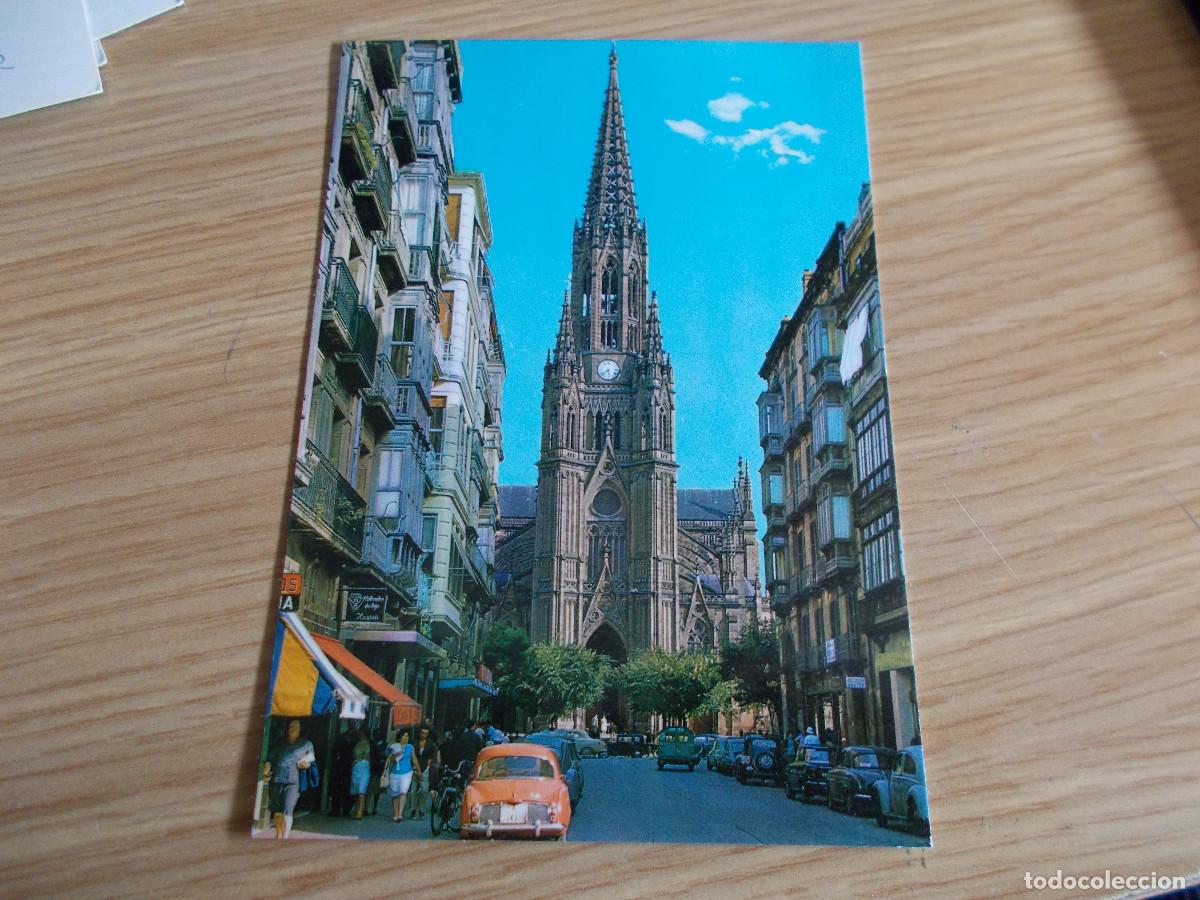 Postales: SAN SEBASTIAN --CATEDRAL - Foto 1
