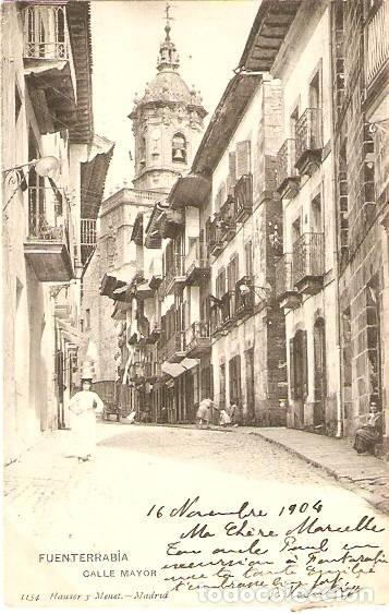 Postales: Fuenterrabia.- Calle Mayor - Foto 1