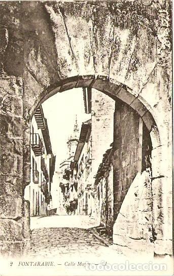 Postales: Fontarabie.- Calle Mayor - Foto 1