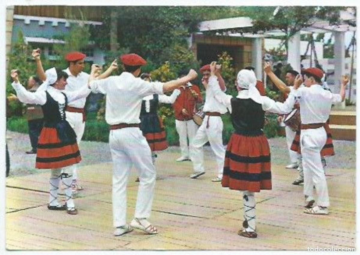 Postales: FOLKLORE VASCO.- ESPA&Ntilde;A TIPICA - Foto 1