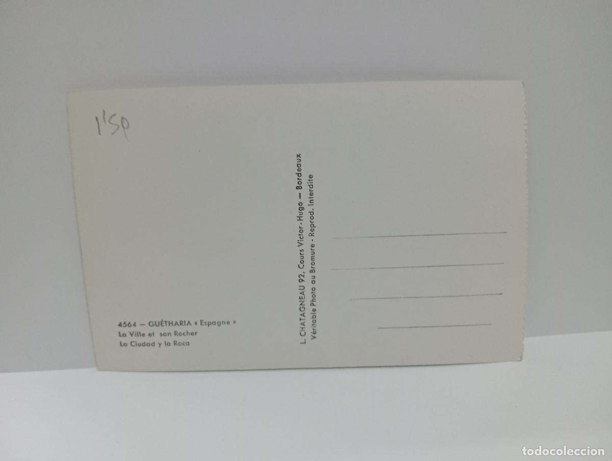 Postales: TARJETA POSTAL. GU&Eacute;THARIA. LACIUDAD Y LA ROCA. - Foto 2