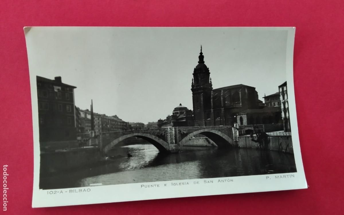 Postales: BILBAO , POSTAL ANTIGUA , BLANCO Y NEGRO , - Foto 1