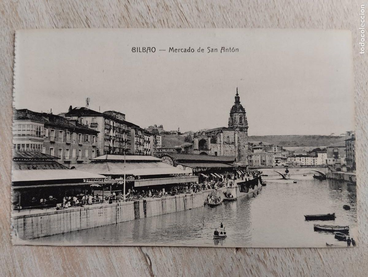 Postales: BILBAO MERCADO DE SAN ANTON - Foto 1