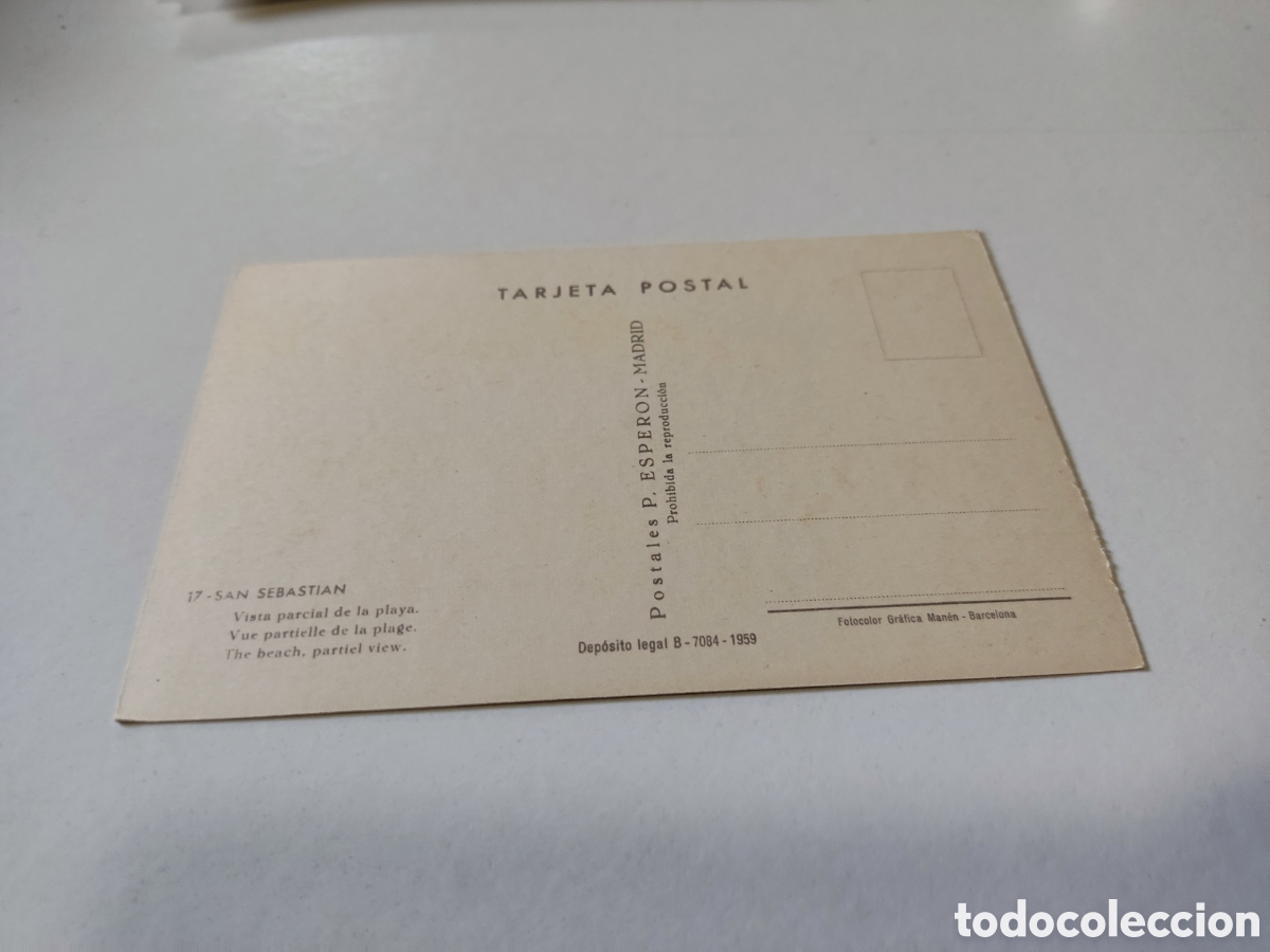 Postales: Postal San Sebasti&aacute;n playa - Foto 2
