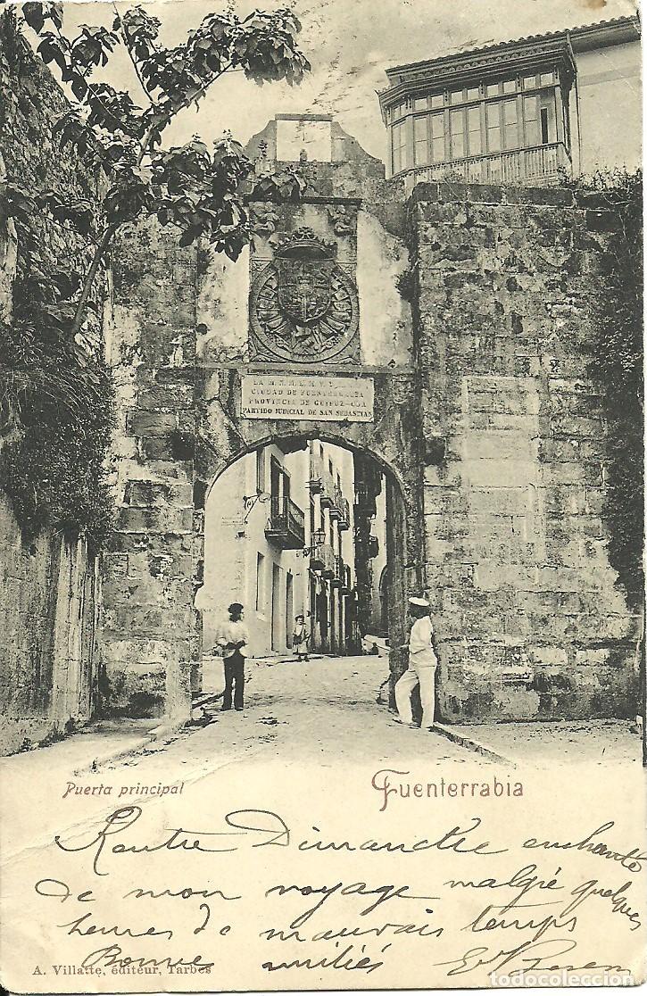 Postales: Fuenterrabia - Puerta principal - Foto 1