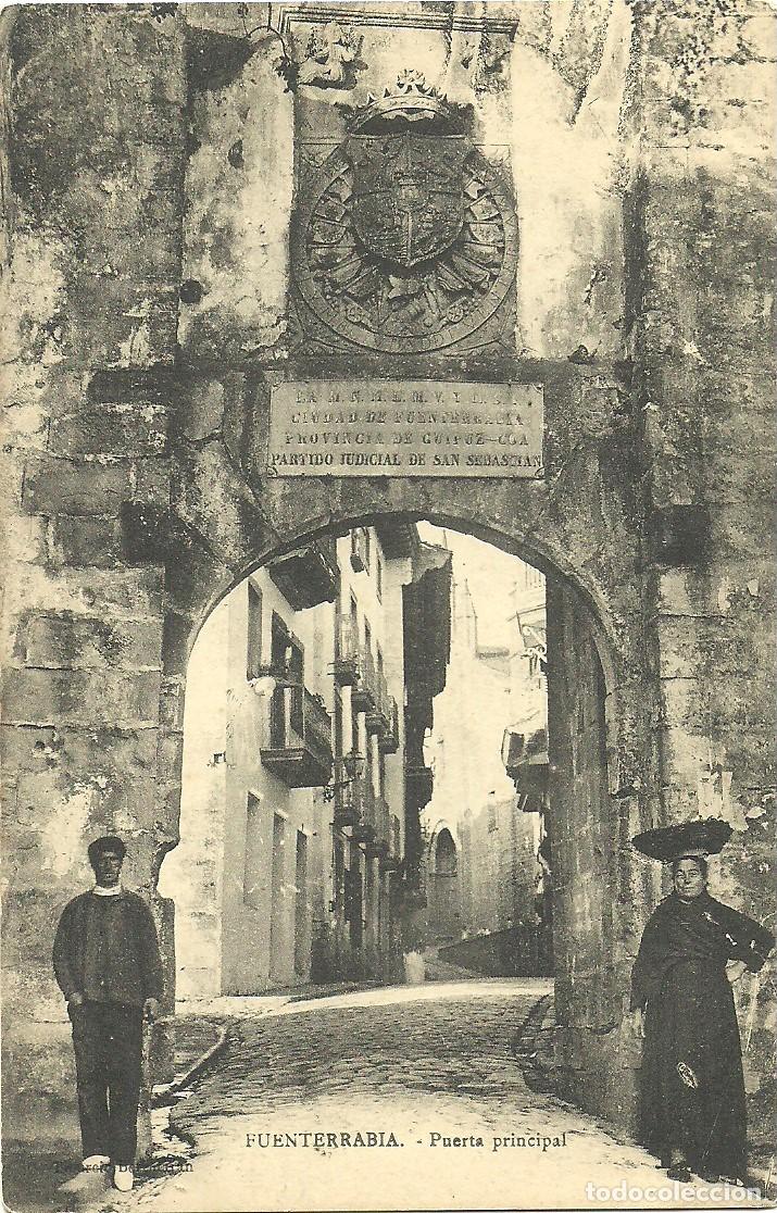 Postales: Fuenterrabia - Puerta principal - Foto 1