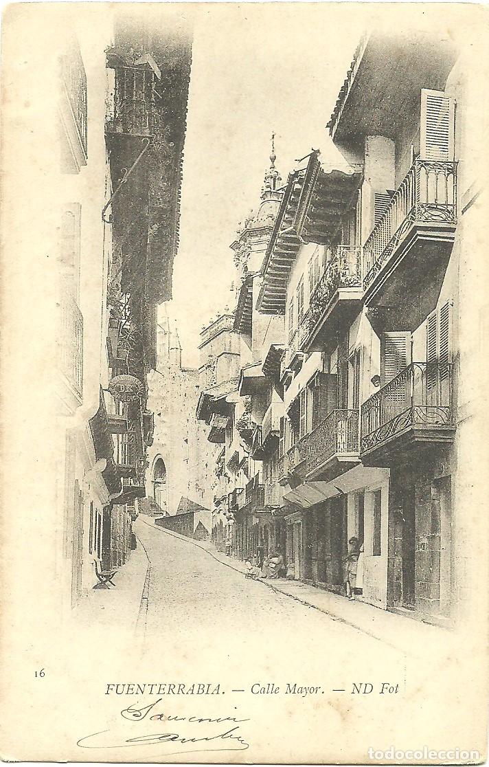 Postales: Fuenterrabia - Calle Mayor - Foto 1