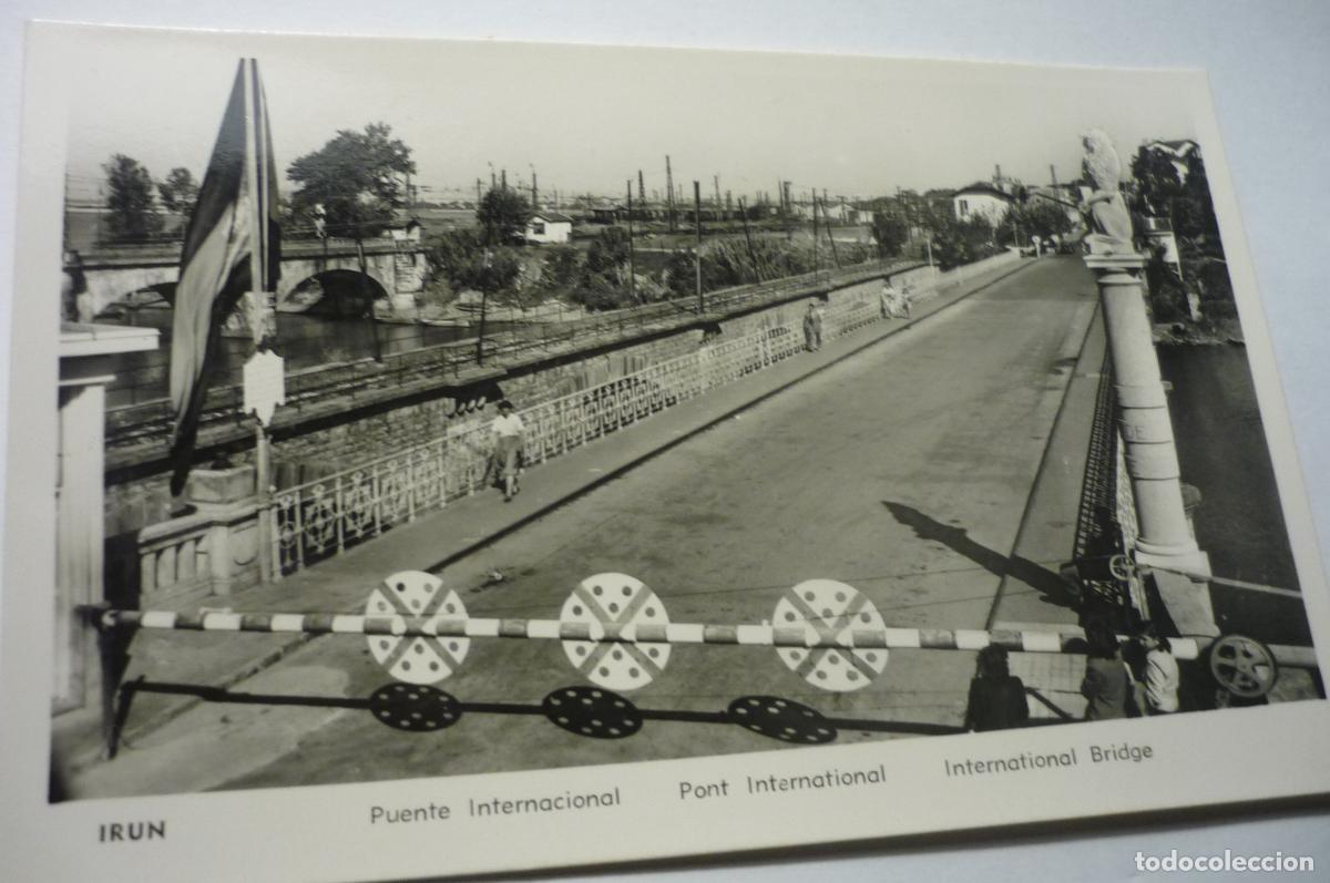 Postales: postal irun puente internacional - Foto 1