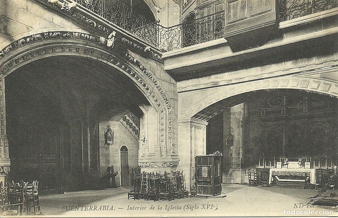 Postales: Fuenterrabia - Interior de la Iglesia - Foto 1