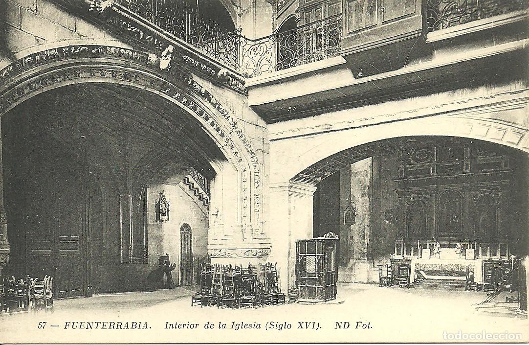 Postales: Fuenterrabia - Interior de la Iglesia - Foto 1
