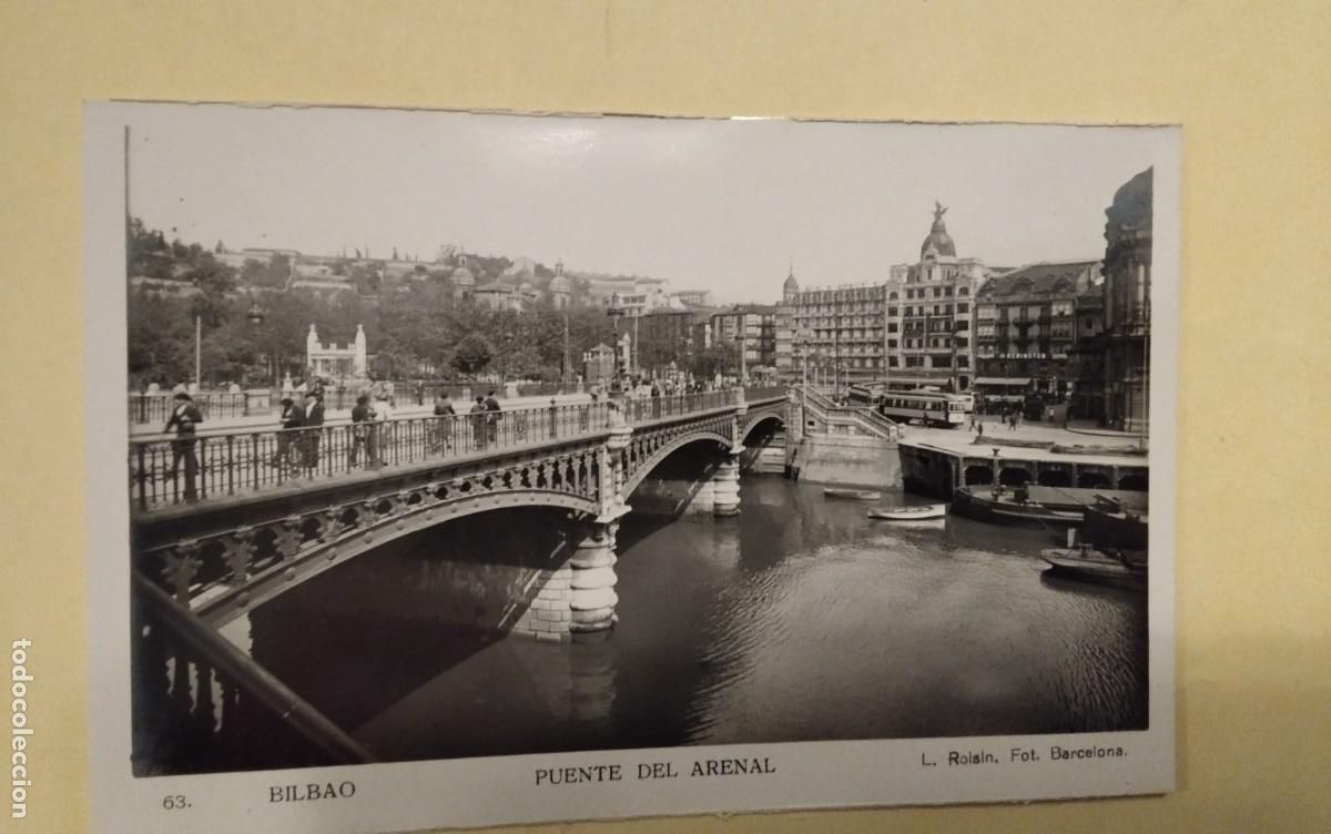 Postales: BILBAO , POSTAL ANTIGUA , BLANCO Y NEGRO - Foto 1